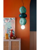 Suspension Bumbum Jaune 25x13x29 cm