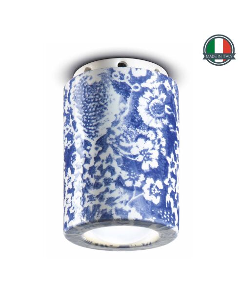 Plafonnier Pi Ming Blu 12x8.5 cm