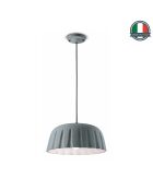 Suspension Madame Gres Télé Gris 18x40 cm