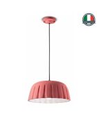 Suspension Madame Gres Rose Corail 18x40 cm