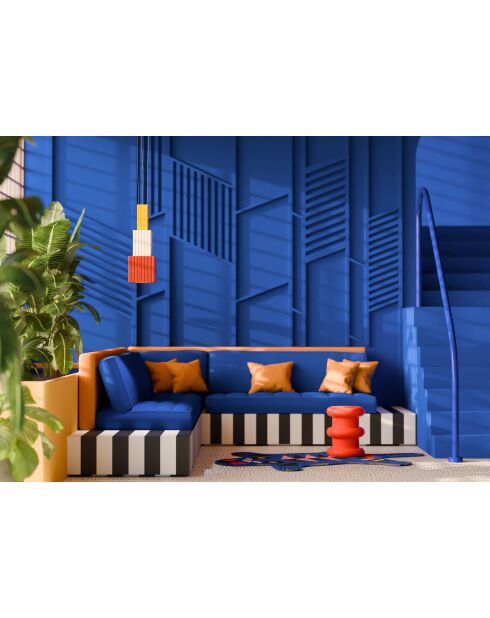 Suspension multicolore Metra 22x22x66 cm