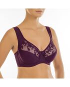 Soutien-gorge souple à armatures Alex-Sandra raisin noir