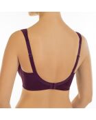 Soutien-gorge souple à armatures Alex-Sandra raisin noir