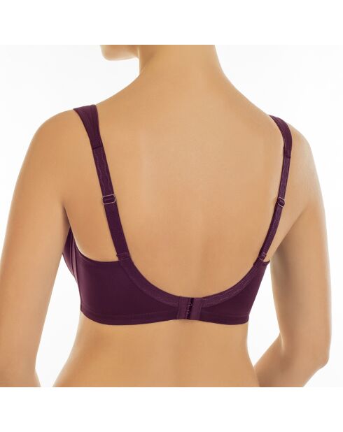Soutien-gorge souple à armatures Alex-Sandra raisin noir