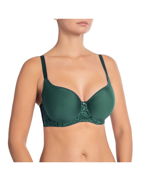Reggiseno con ferretto color smeraldo Viktoria e coppe spaziatrici