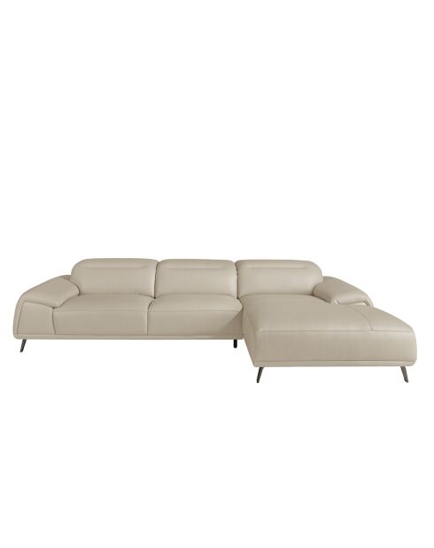 5-Sitzer-Tagesbettsofa aus grauem Stahl - 106x316x176 cm