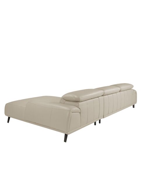 5-Sitzer-Tagesbettsofa aus grauem Stahl - 106x316x176 cm