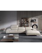 5-Sitzer-Tagesbettsofa aus grauem Stahl - 106x316x176 cm