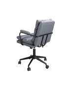 Bürodrehsessel, grau/schwarz, 10 x 59 x 63 cm
