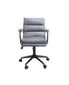 Bürodrehsessel, grau/schwarz, 10 x 59 x 63 cm