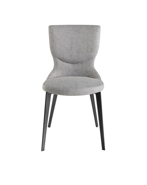 Stuhl grau/anthrazitgrau - 7x45x57 cm