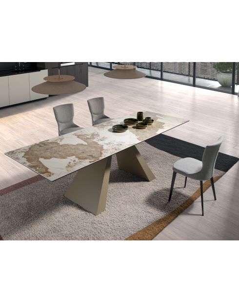 Stuhl grau/anthrazitgrau - 7x45x57 cm