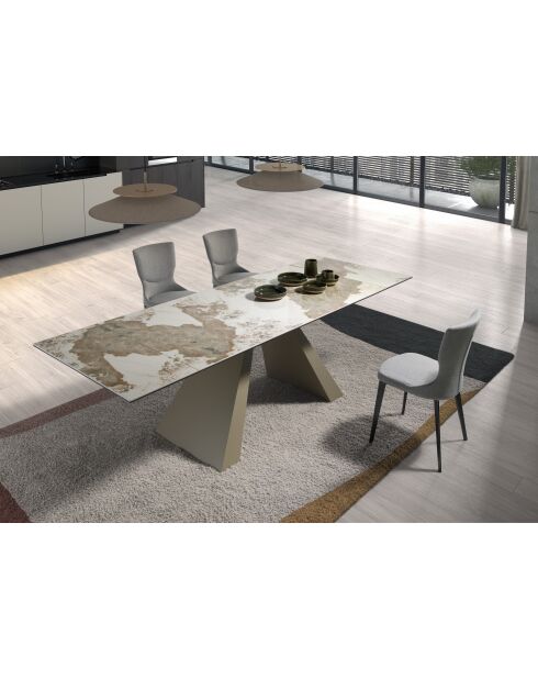 Stuhl grau/anthrazitgrau - 7x45x57 cm