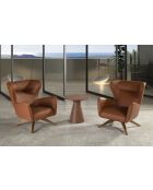 Tavolo angolare in noce - 60x60x60