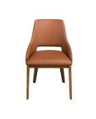Chaise  brun/noyer - 7x54x61 cm