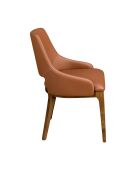 Chaise  brun/noyer - 7x54x61 cm