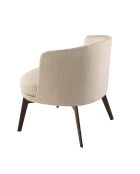 Fauteuil  crème/brun - 19x74x70 cm