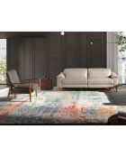 3-zits relaxbank grijs/honing - 107x208x104 cm