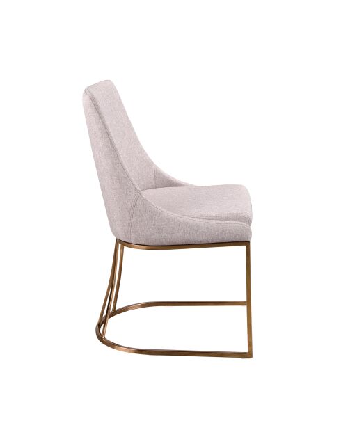 Chaise  gris/rose - 7x50x59 cm