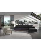 Poltrona in pelle con braccioli sabbia/miele - 25x86x85 cm