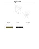 Draaibare fauteuil van imitatieleer met armleuningen donkergroen/zwart - 13x60x63 cm