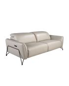 Relax Sand leren bank - 213x111x111 cm