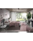 Drehbarer Bürosessel aus grau/weißem Stahl - 16x64x69 cm