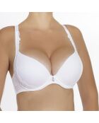 Reggiseno push-up bianco Elizabeth con coppe sagomate