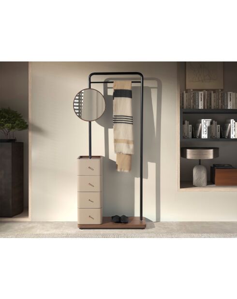Porte-manteau en bois - 48x84x30 cm