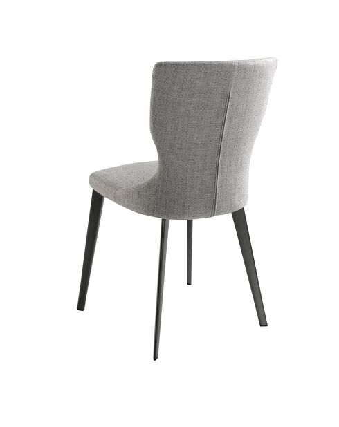 Grauer/schwarzer Stuhl - 7x53x61 cm