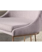 Silla gris/acero - 6,5x50x61 cm