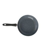 Sartén de inducción de aluminio prensado gris - D.28 cm