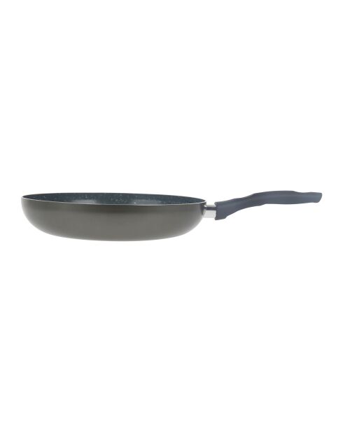 Inductiepan van geperst aluminium grijs - D.28 cm