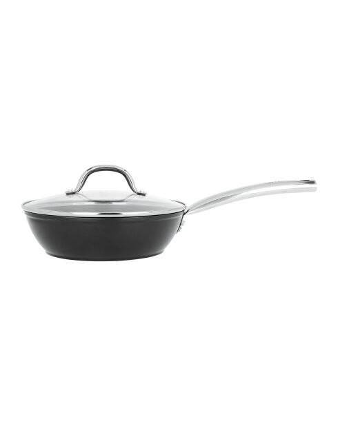 Sauteuse Aluminium forgé inox induction-D.24 cm x 6.5 cm