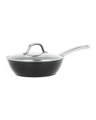 Sauteuse Aluminium  forgé inox induction-D.24 cm x 6.5 cm