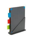 3 grijze snijplanken - 29 x 22,5 cm