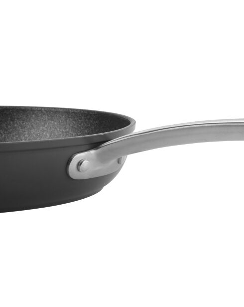 Poêle induction  en Aluminium forgé recyclé grise -D.30 cm
