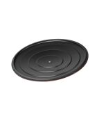 Kochtopf aus emailliertem Gusseisen, schwarz, 6,5 l