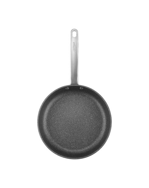 Poêle induction en Aluminium forgé recyclé grise -D.24 cm