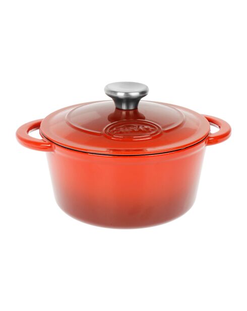 Casseruola in ghisa smaltata rossa - 2,5 L