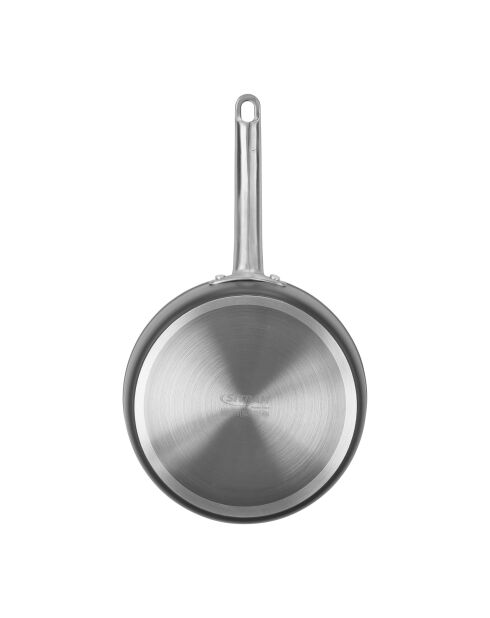 Sauteuse induction en Aluminium forgé recyclé gris - D.24 cm