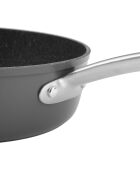 Sauteuse induction en Aluminium forgé recyclé gris - D.24 cm