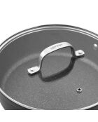 Sauteuse induction en Aluminium forgé recyclé gris - D.24 cm