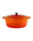 Cazuela naranja de hierro fundido - 9 L