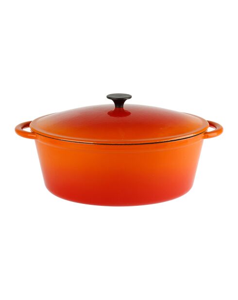 Oranje gietijzeren braadpan - 9 l