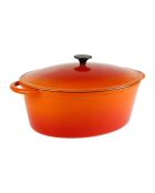 Cazuela naranja de hierro fundido - 9 L