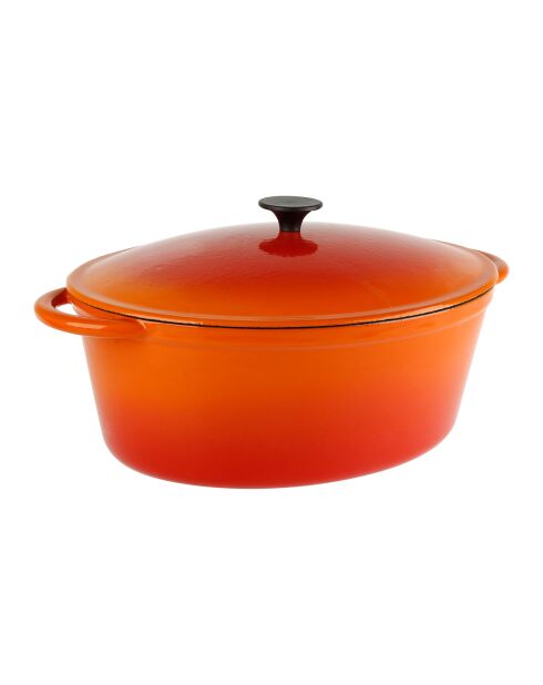 Oranje gietijzeren braadpan - 9 l