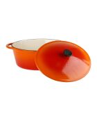 Cazuela naranja de hierro fundido - 9 L