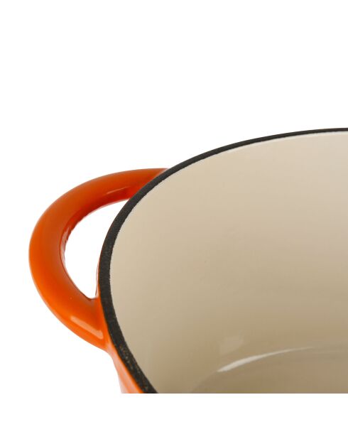 Oranje gietijzeren braadpan - 9 l