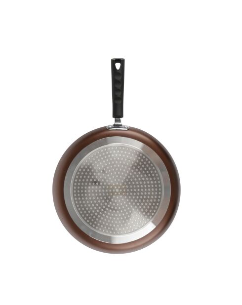 Crêpière induction en Aluminium marron - D.28 cm